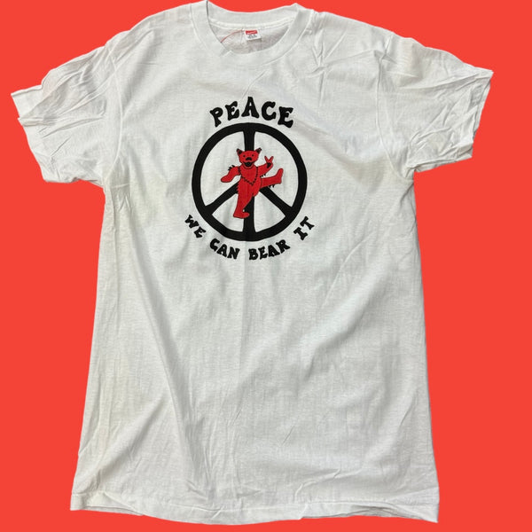 Grateful Dead Red Peace Bear T-Shirt L