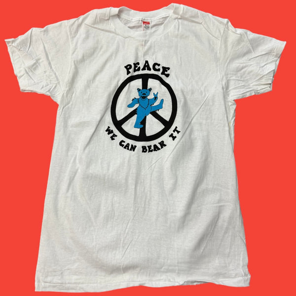 Grateful Dead Blue Peace Bear T-Shirt L