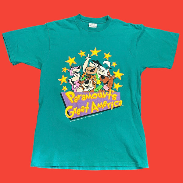 Hannna Barbera Cartoons Paramount’s Great America Park T-Shirt L