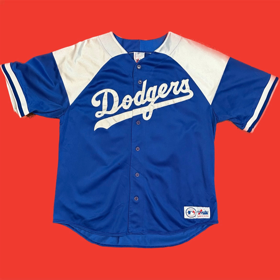LA Dodgers Majestic Jersey L