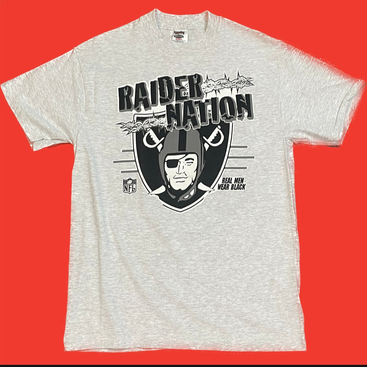 Raider Nation Wear Black T-Shirt M