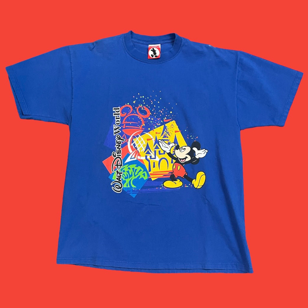 Disney World Art Mickey T-Shirt XL