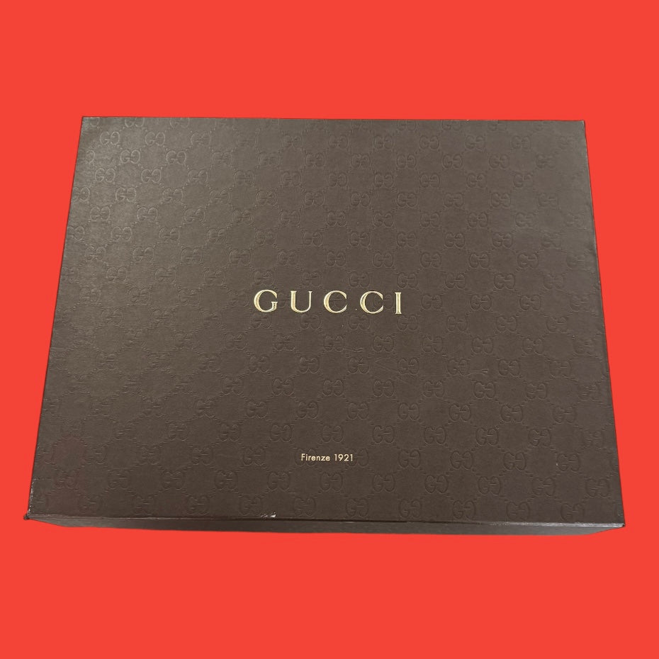 Gucci Ace Web High Top Sneakers Deadstock Size 10.5