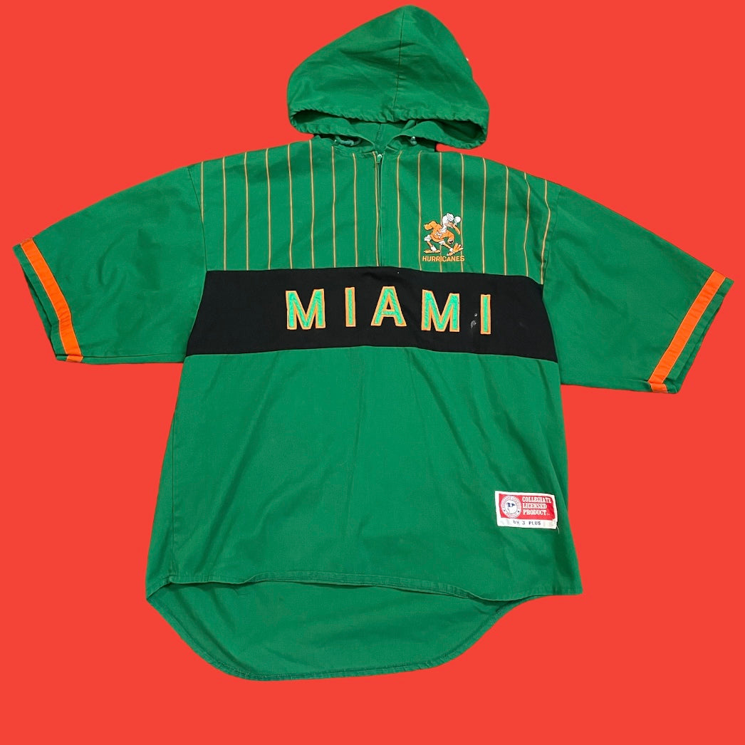 Miami Hurricanes Hooded Jersey L