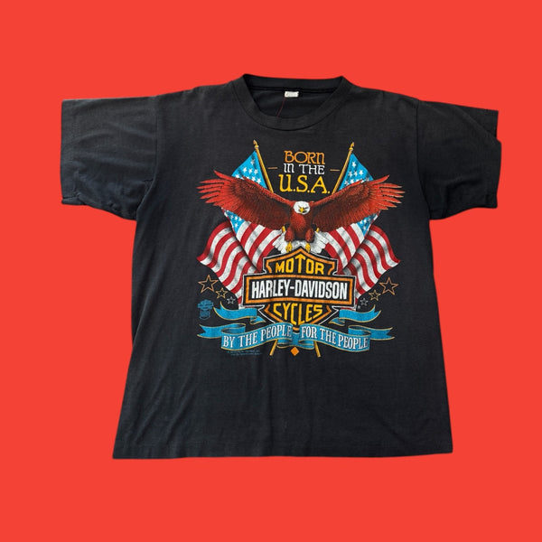 Harley Davidson Born In The USA 1989 T-Shirt M