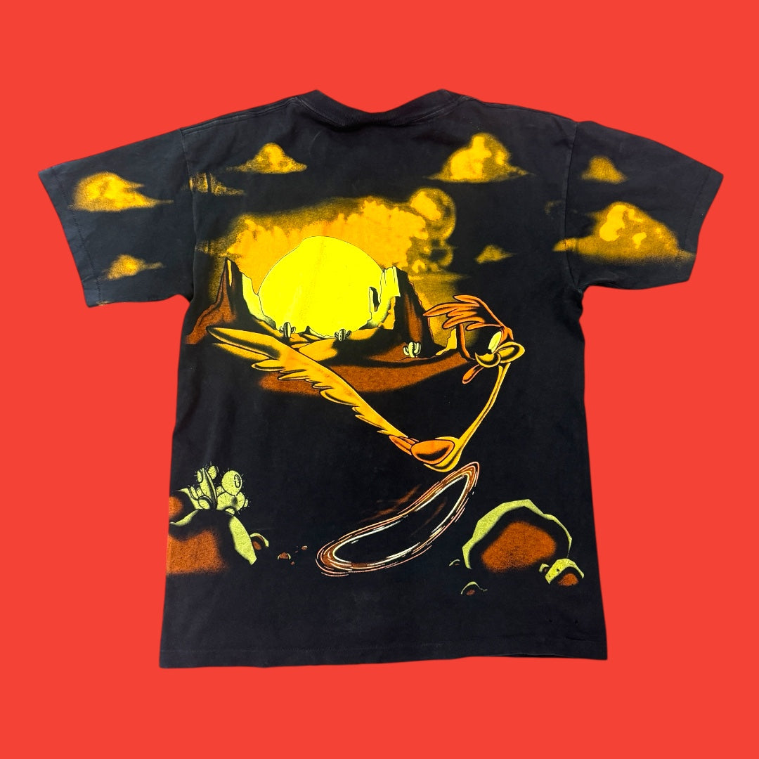 Looney Tunes Coyote & Roadrunner AOP Tee M