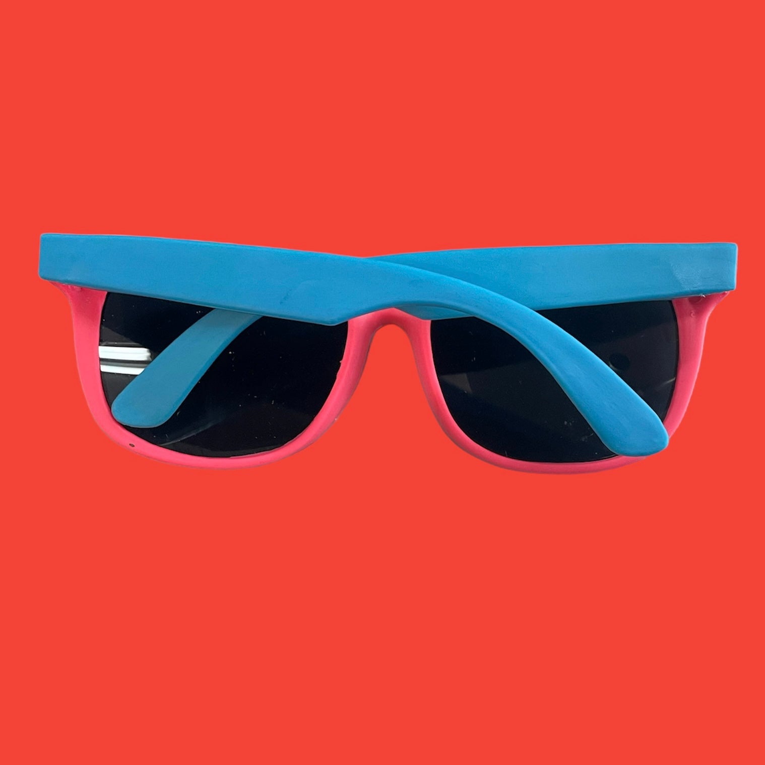 Vintage 80s Pink & Blue Sunglasses
