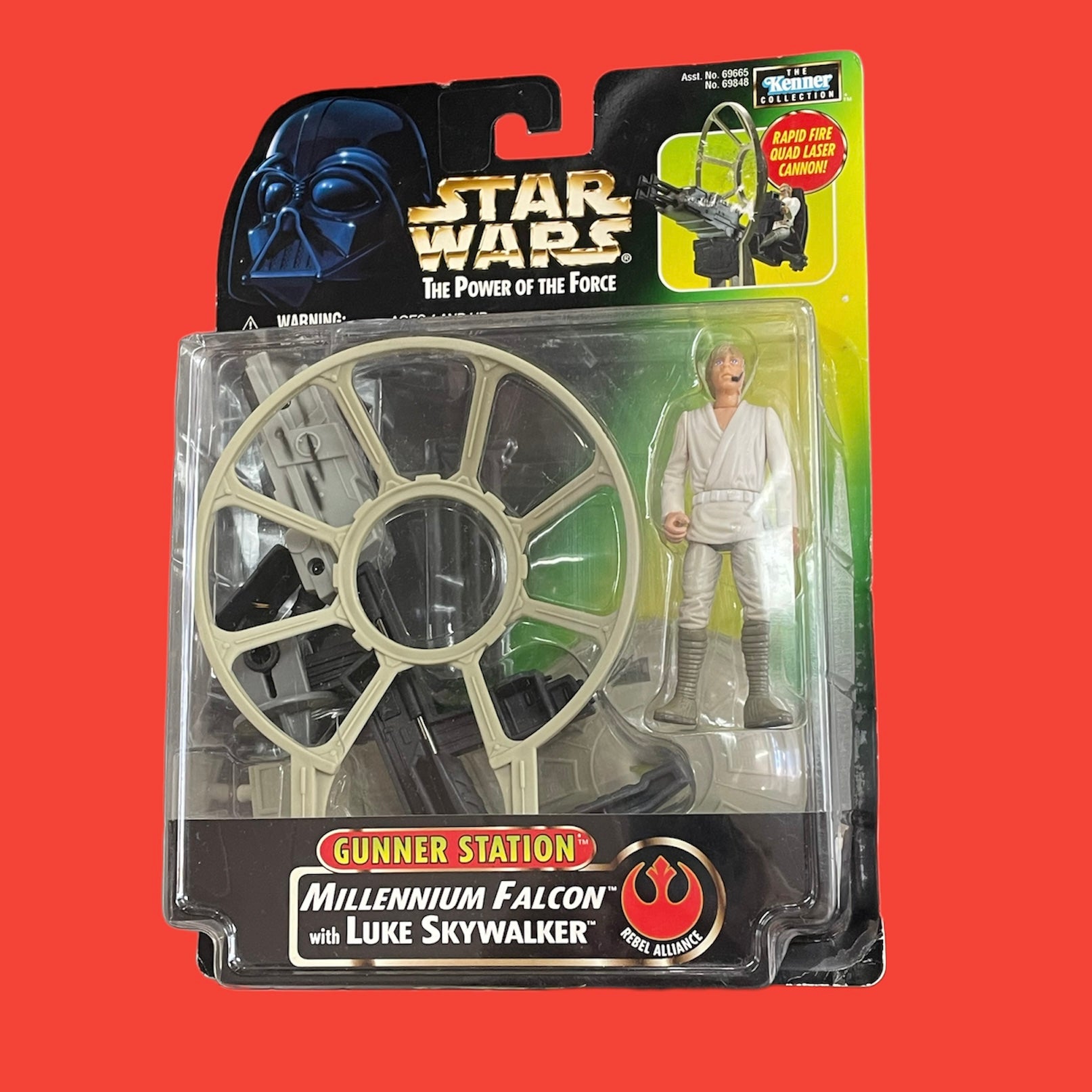 Luke Skywalker With Millennium Falcon Action Figure