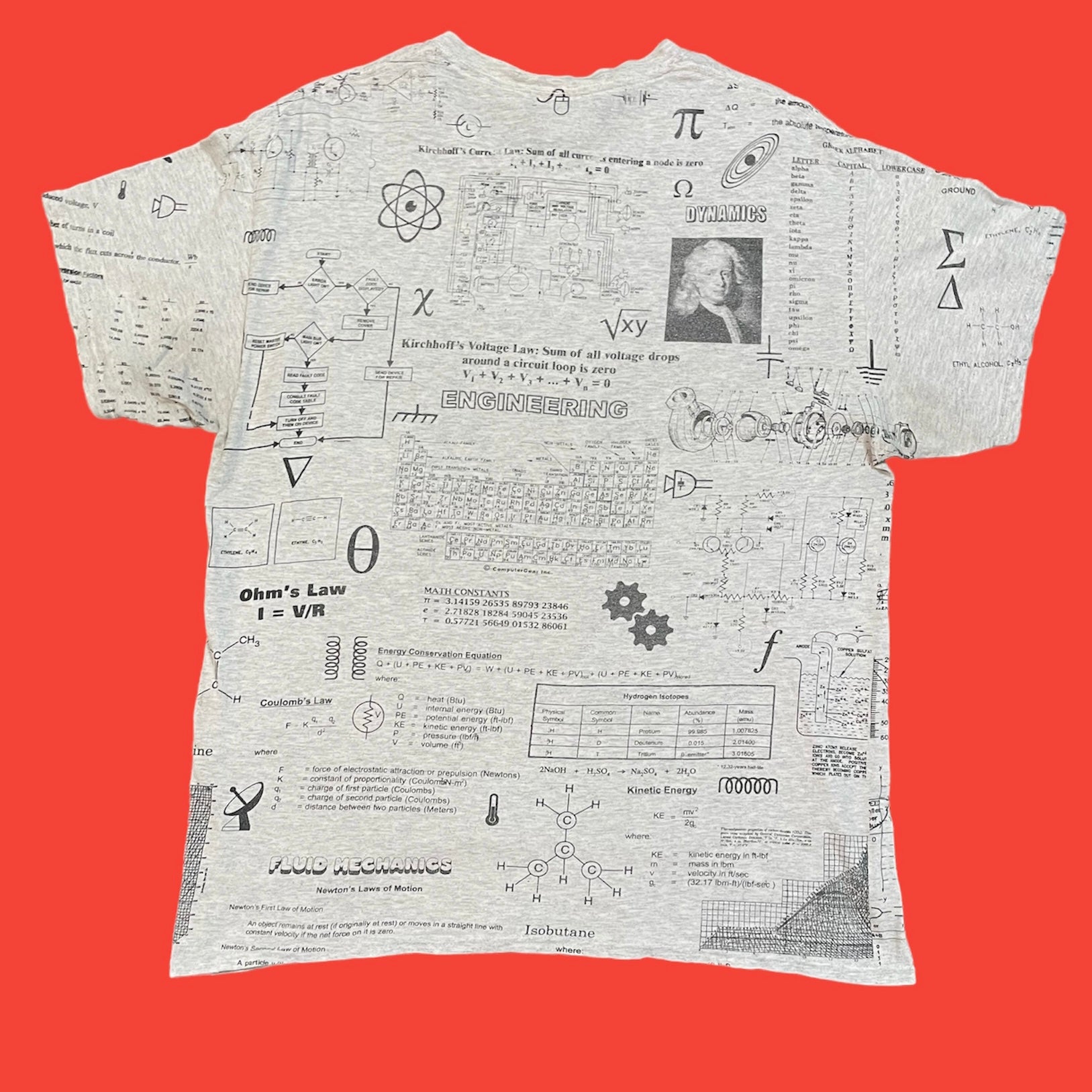 Mathematics AOP T-Shirt L